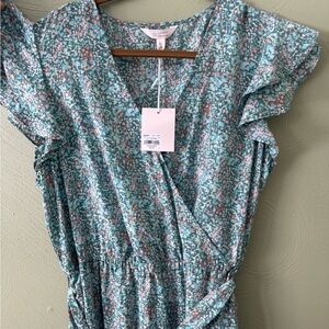 LC Lauren Conrad Mulitcolor Wrap Dress